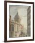 Church of St Benet Fink, Threadneedle Street, City of London, 1797-Thomas Malton II-Framed Giclee Print