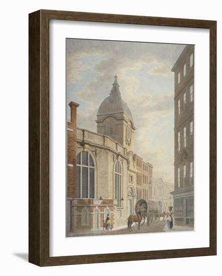 Church of St Benet Fink, Threadneedle Street, City of London, 1797-Thomas Malton II-Framed Giclee Print