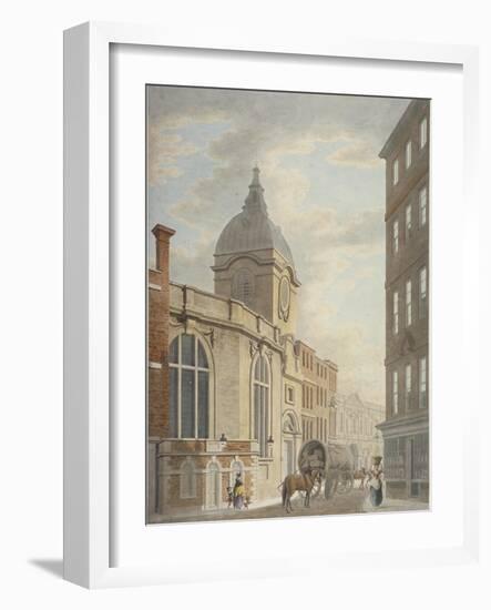 Church of St Benet Fink, Threadneedle Street, City of London, 1797-Thomas Malton II-Framed Giclee Print