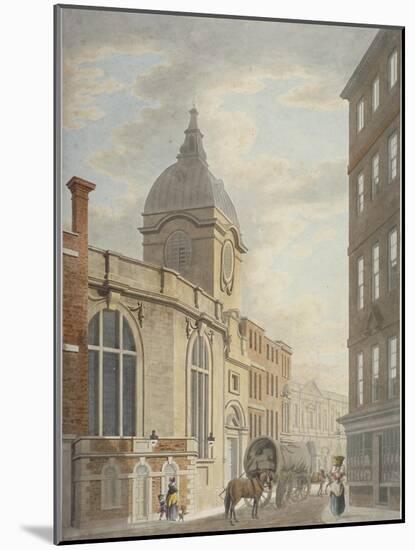 Church of St Benet Fink, Threadneedle Street, City of London, 1797-Thomas Malton II-Mounted Giclee Print