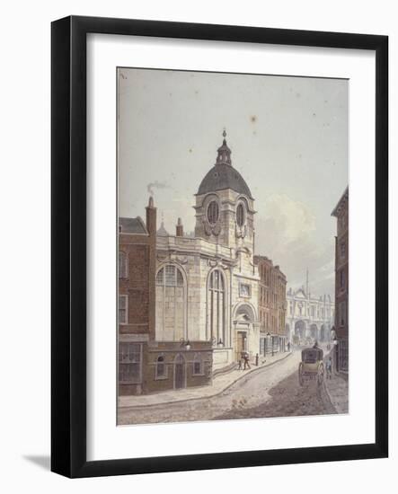 Church of St Benet Fink, Threadneedle Street, City of London, 1810-George Shepherd-Framed Giclee Print