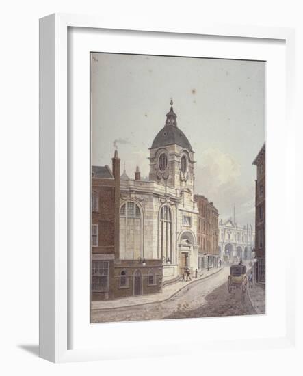 Church of St Benet Fink, Threadneedle Street, City of London, 1810-George Shepherd-Framed Giclee Print