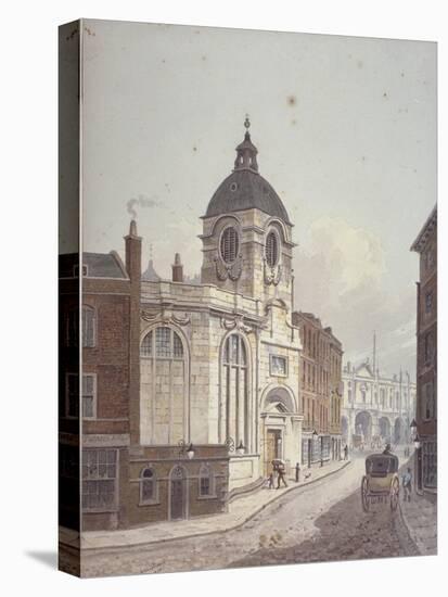 Church of St Benet Fink, Threadneedle Street, City of London, 1810-George Shepherd-Stretched Canvas