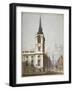 Church of St Benet Gracechurch and Gracechurch Street, City of London, 1811-George Shepherd-Framed Giclee Print