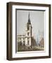 Church of St Benet Gracechurch and Gracechurch Street, City of London, 1811-George Shepherd-Framed Giclee Print