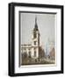 Church of St Benet Gracechurch and Gracechurch Street, City of London, 1811-George Shepherd-Framed Giclee Print