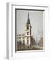 Church of St Benet Gracechurch and Gracechurch Street, City of London, 1811-George Shepherd-Framed Giclee Print