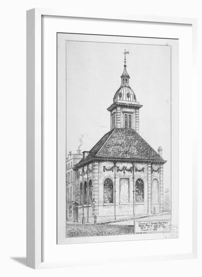 Church of St Benet Paul's Wharf, City of London, 1874-W Niven-Framed Giclee Print