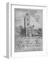 Church of St Botolph, Aldgate, City of London, 1750-null-Framed Giclee Print