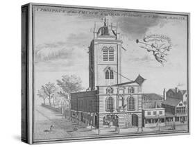 Church of St Botolph, Aldgate, City of London, 1750-null-Stretched Canvas