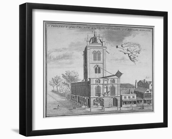 Church of St Botolph, Aldgate, City of London, 1750-null-Framed Giclee Print