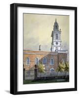 Church of St Botolph Without Bishopsgate, City of London, C1815-William Pearson-Framed Giclee Print