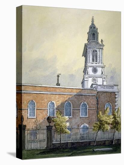 Church of St Botolph Without Bishopsgate, City of London, C1815-William Pearson-Stretched Canvas