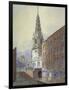 Church of St Bride, Fleet Street, City of London, C1815-William Pearson-Framed Giclee Print