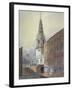 Church of St Bride, Fleet Street, City of London, C1815-William Pearson-Framed Giclee Print