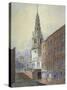 Church of St Bride, Fleet Street, City of London, C1815-William Pearson-Stretched Canvas