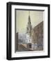 Church of St Bride, Fleet Street, City of London, C1815-William Pearson-Framed Giclee Print