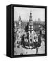Church of St Clement Danes, the Strand and Fleet Street from Australia House, London, 1926-1927-McLeish-Framed Stretched Canvas