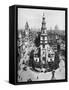 Church of St Clement Danes, the Strand and Fleet Street from Australia House, London, 1926-1927-McLeish-Framed Stretched Canvas