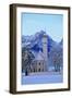 Church of St. Coloman and Tannheimer Alps near Schwangau, Allgau, Bavaria, Germany, Europe-Hans-Peter Merten-Framed Photographic Print