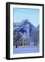 Church of St. Coloman and Tannheimer Alps near Schwangau, Allgau, Bavaria, Germany, Europe-Hans-Peter Merten-Framed Photographic Print