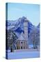 Church of St. Coloman and Tannheimer Alps near Schwangau, Allgau, Bavaria, Germany, Europe-Hans-Peter Merten-Stretched Canvas