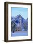 Church of St. Coloman and Tannheimer Alps near Schwangau, Allgau, Bavaria, Germany, Europe-Hans-Peter Merten-Framed Photographic Print