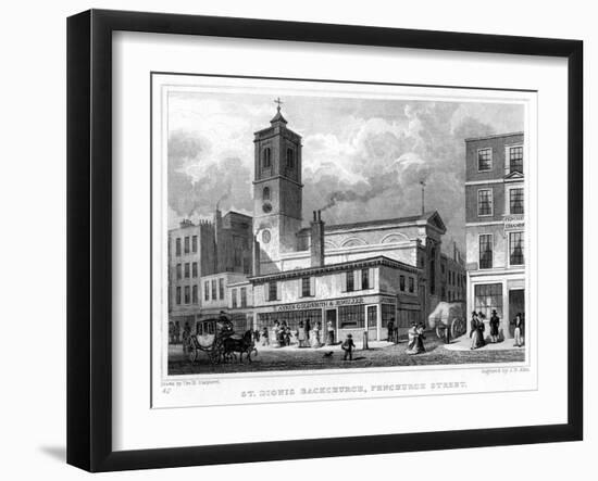 Church of St Dionis Backchurch, Fenchurch Street, City of London, 19th Century-JB Allen-Framed Giclee Print