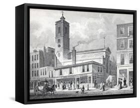 Church of St Dionis-Thomas Hosmer Shepherd-Framed Stretched Canvas
