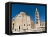 Church of St. Donat, Zadar, Zadar County, Dalmatia Region, Croatia, Europe-Emanuele Ciccomartino-Framed Stretched Canvas