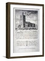 Church of St Dunstan and All Saints, Stepney, London, 1746-James Basire I-Framed Giclee Print