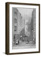 Church of St Dunstan-In-The-East from the Custom House, City of London, 1828-Edward William Cooke-Framed Giclee Print