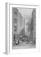 Church of St Dunstan-In-The-East from the Custom House, City of London, 1828-Edward William Cooke-Framed Giclee Print