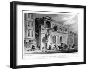 Church of St Dunstan in the West, Fleet Street, City of London, 1816-JB Allen-Framed Giclee Print