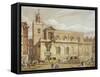 Church of St Dunstan in the West, Fleet Street, City of London, 1827-Thomas Talbot Bury-Framed Stretched Canvas