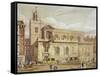 Church of St Dunstan in the West, Fleet Street, City of London, 1827-Thomas Talbot Bury-Framed Stretched Canvas