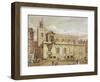 Church of St Dunstan in the West, Fleet Street, City of London, 1827-Thomas Talbot Bury-Framed Giclee Print