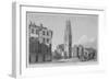 Church of St Dunstan in the West, Fleet Street, City of London, 1832-null-Framed Giclee Print
