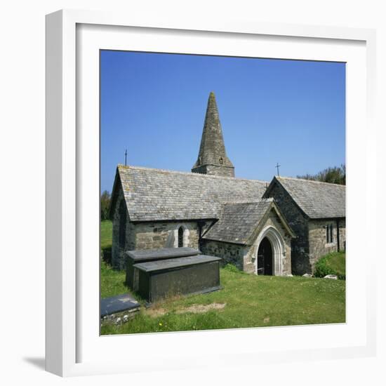 Church of St. Enodor, Rock, Cornwall, England, United Kingdom, Europe-Michael Jenner-Framed Photographic Print