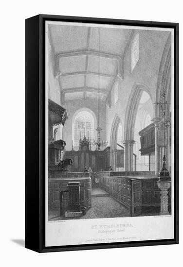 Church of St Ethelburga-The-Virgin Within Bishopsgate, City of London, 1860-T Turnbull-Framed Stretched Canvas