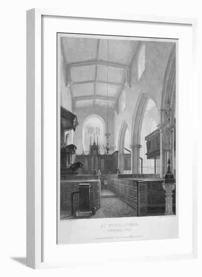 Church of St Ethelburga-The-Virgin Within Bishopsgate, City of London, 1860-T Turnbull-Framed Giclee Print