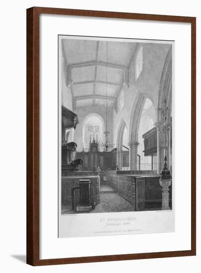 Church of St Ethelburga-The-Virgin Within Bishopsgate, City of London, 1860-T Turnbull-Framed Giclee Print