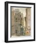 'Church of St. Eustache, Paris', c1829-David Cox the elder-Framed Giclee Print