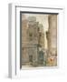 'Church of St. Eustache, Paris', c1829-David Cox the elder-Framed Giclee Print