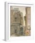 'Church of St. Eustache, Paris', c1829-David Cox the elder-Framed Giclee Print