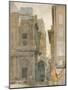 'Church of St. Eustache, Paris', c1829-David Cox the elder-Mounted Giclee Print