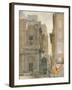 'Church of St. Eustache, Paris', c1829-David Cox the elder-Framed Giclee Print