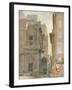 'Church of St. Eustache, Paris', c1829-David Cox the elder-Framed Giclee Print