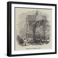 Church of St Eustache, Paris-null-Framed Giclee Print