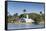 Church of St. Francis of Assisi, Pampulha Lake, Pampulha, Belo Horizonte, Minas Gerais, Brazil-Ian Trower-Framed Stretched Canvas